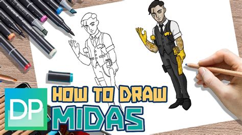 how to draw midas